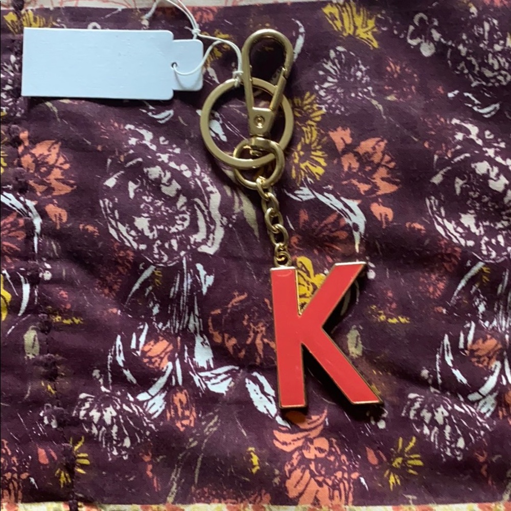 Initial K Keychains